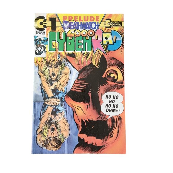 Continuity Comics CyberRad #7 1992 Comic Book Collector Bagged Boarded - Picture 1 of 2